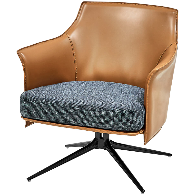Кресло Badru Chair Серый Черный Карамель Кресло Badru Chair Серый Черный Карамель во Владивостоке | Loft Concept