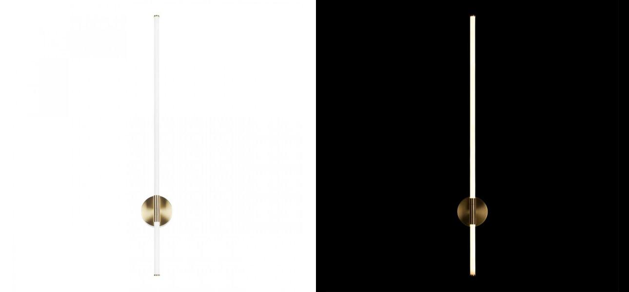 Бра светодиодное Trumpet Tube Gold 100 см - фото