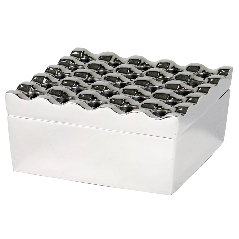 Пепельница Eichholtz Ashtray Deluxe Nickel Никель Пепельница Eichholtz Ashtray Deluxe Nickel Никель во Владивостоке | Loft Concept