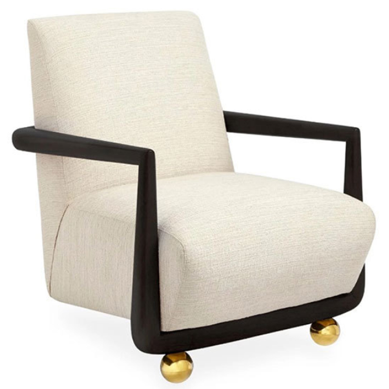 Кресло Jonathan ST. Germain Club Chair ivory ( слоновая кость ) Черный Кресло Jonathan ST. Germain Club Chair ivory ( слоновая кость ) Черный во Владивостоке | Loft Concept