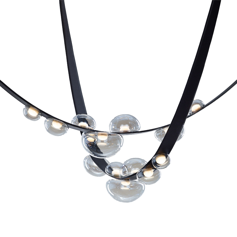 Drops Lamp Черный матовый Светло-серый Drops Lamp Черный матовый Светло-серый во Владивостоке | Loft Concept