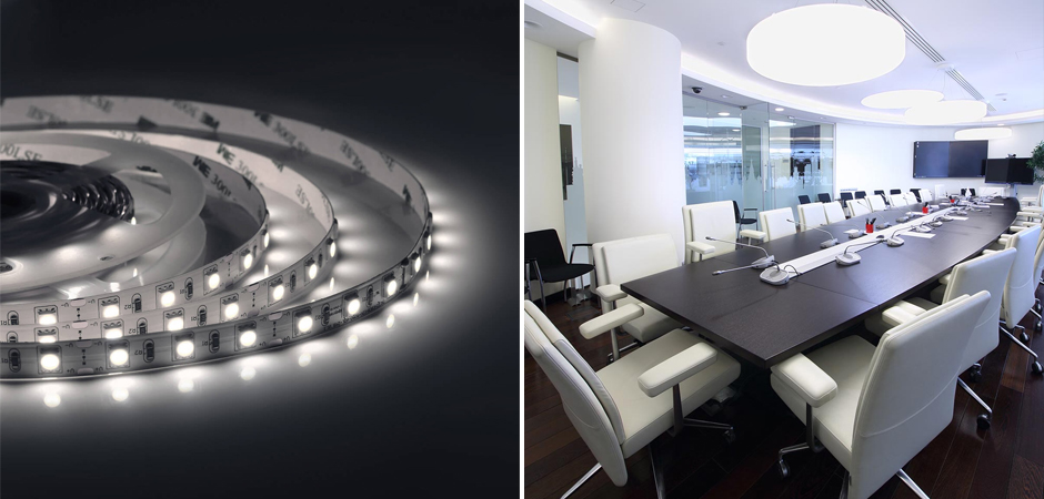 Светодиодная лента 14,4W/m 60Led/m 5050SMD холодный белый Светодиодная лента 14,4W/m 60Led/m 5050SMD холодный белый - Loft-Concept во Владивостоке