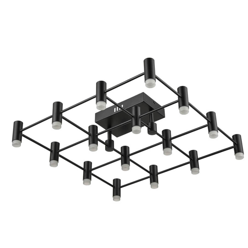 Потолочный светильник Rigor & Conciseness Lighting Round Plafond Black Белый Черный Потолочный светильник Rigor & Conciseness Lighting Round Plafond Black Белый Черный во Владивостоке | Loft Concept