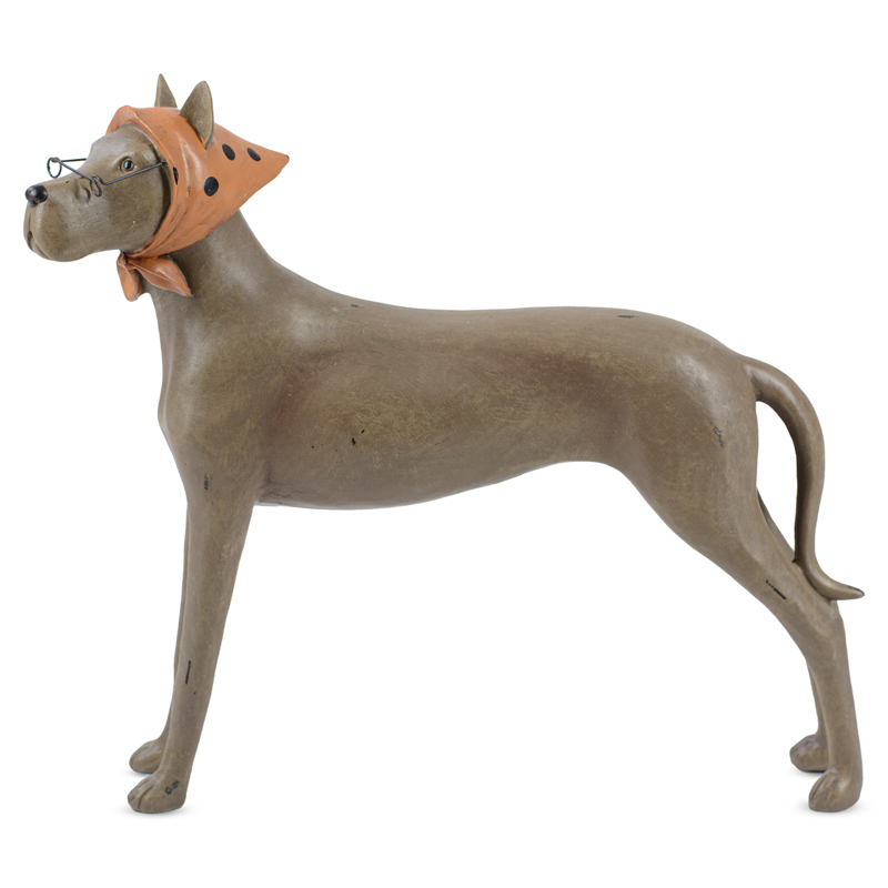 Статуэтка Clever Dog Коричневый Оранжевый Статуэтка Clever Dog Коричневый Оранжевый во Владивостоке | Loft Concept