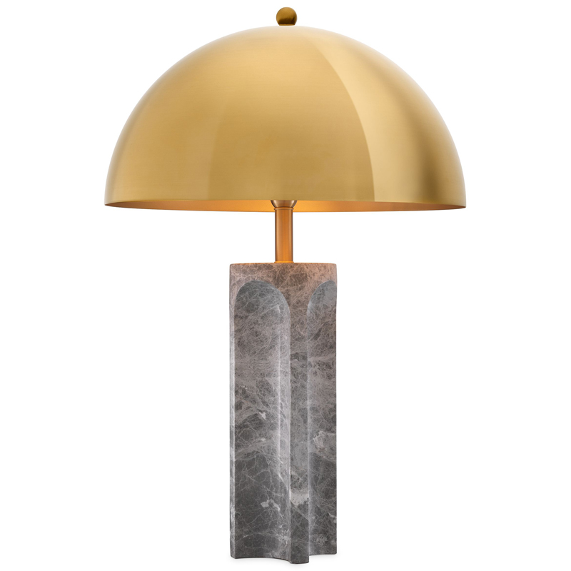 Настольная лампа Eichholtz Table Lamp Absolute Серый Латунь Античная полированная Настольная лампа Eichholtz Table Lamp Absolute Серый Латунь Античная полированная во Владивостоке | Loft Concept