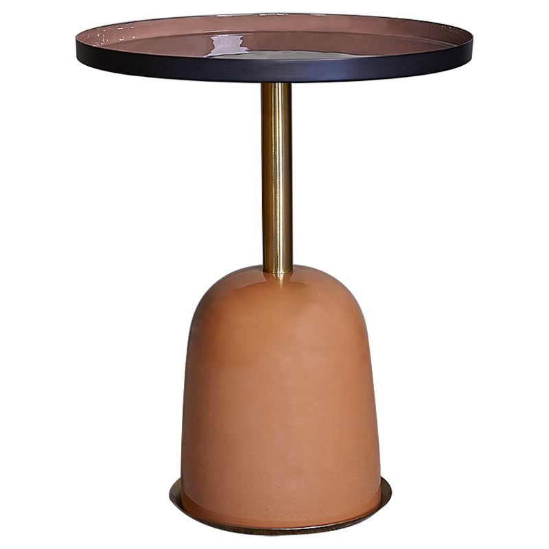 Приставной стол Elmer Side Table Латунь Оранжевый Дымчатая Роза Приставной стол Elmer Side Table Латунь Оранжевый Дымчатая Роза во Владивостоке | Loft Concept