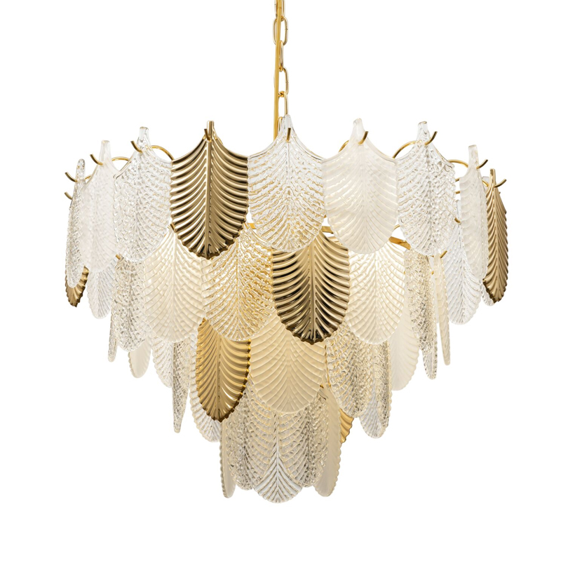 Люстра Feyar Gold Enlarged c Рельефным Стеклом Золотой Белый Люстра Feyar Gold Enlarged c Рельефным Стеклом Золотой Белый во Владивостоке | Loft Concept