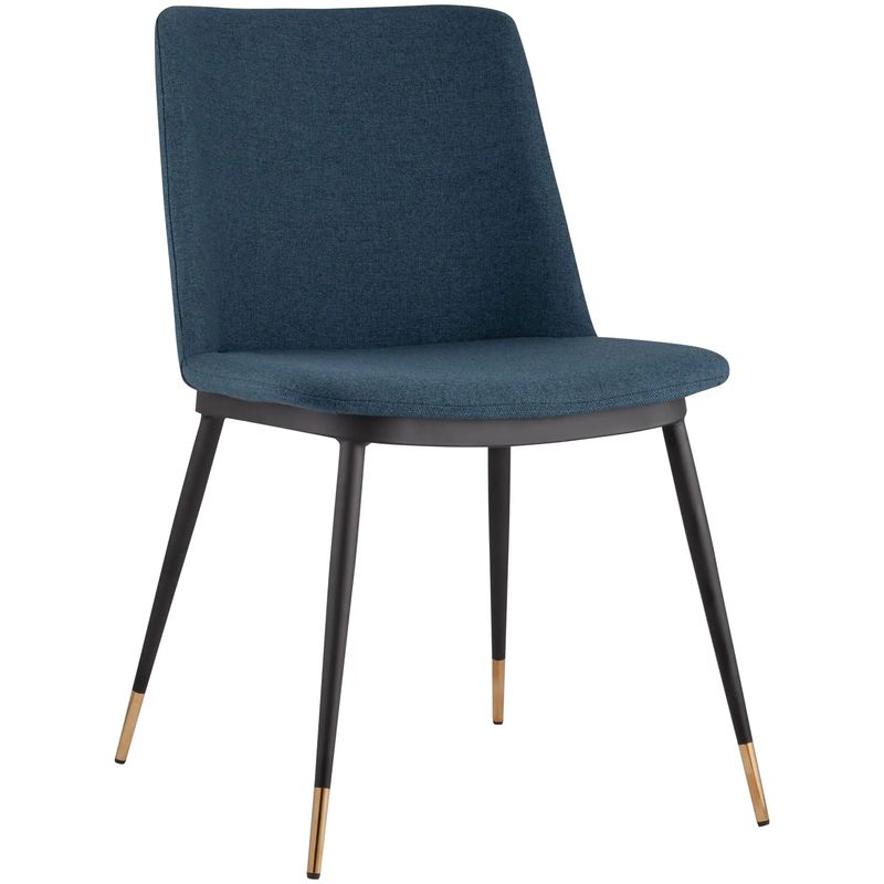 Стул Melissa Chair Синяя Рогожка Синий Черный Стул Melissa Chair Синяя Рогожка Синий Черный во Владивостоке | Loft Concept