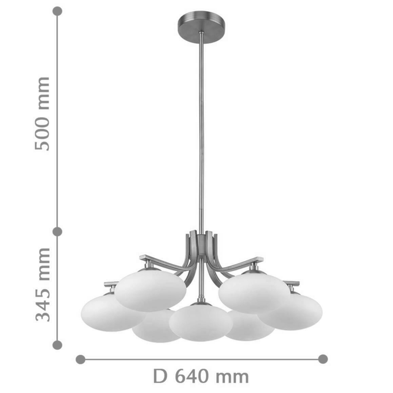 Oval Balls Mushrooms Chandelier 7 Brass Oval Balls Mushrooms Chandelier 7 Brass во Владивостоке