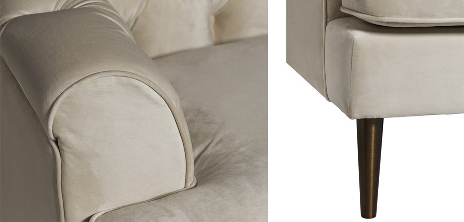 Anthropologie Velvet Cadwyn Sofa Диван Anthropologie Velvet Cadwyn Sofa Диван - Loft-Concept во Владивостоке