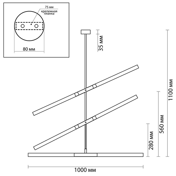 Светильник Gold Delta Light 6 lamp Светильник Gold Delta Light 6 lamp во Владивостоке