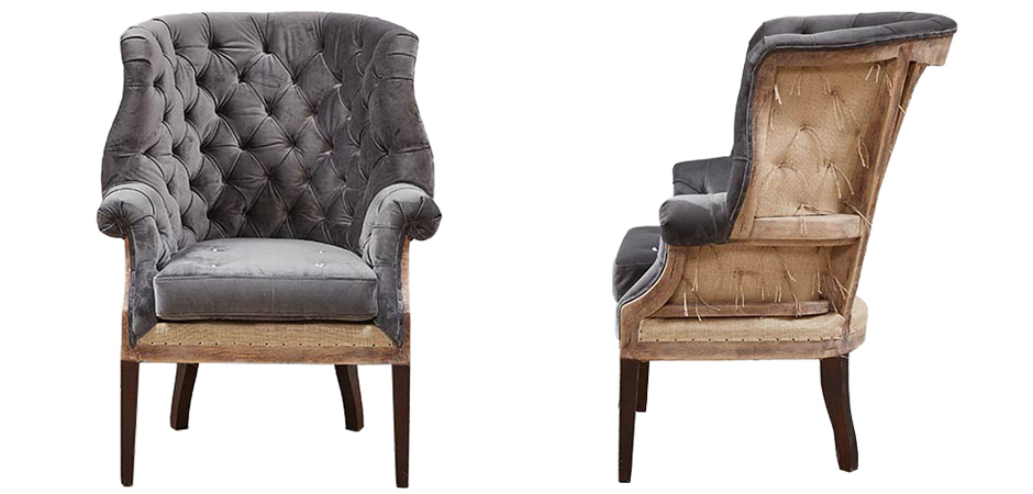 Кресло Gamilton Armchair Gray Кресло Gamilton Armchair Gray - Loft-Concept во Владивостоке