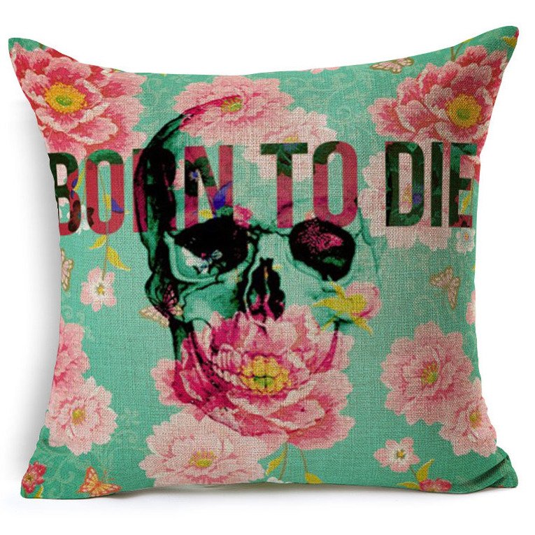 Декоративная подушка Born to die Декоративная подушка Born to die во Владивостоке | Loft Concept