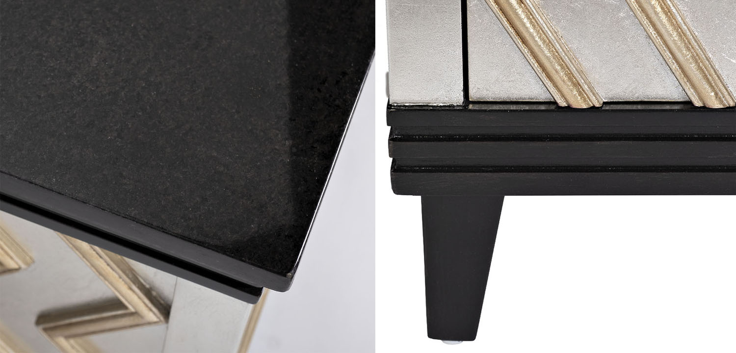 Тумба с каменной столешницей Birgit Nightstand - фото №2