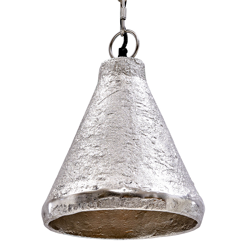 Подвесной светильник Rough Silver Pendant Серебряный Подвесной светильник Rough Silver Pendant Серебряный во Владивостоке | Loft Concept