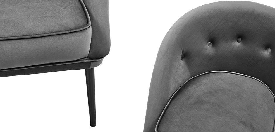 Кресло Gwyn Chair Gray Кресло Gwyn Chair Gray - Loft-Concept во Владивостоке