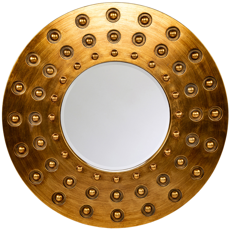 Зеркало Balls Pattern Mirror Зеркало Золотой Зеркало Balls Pattern Mirror Зеркало Золотой во Владивостоке | Loft Concept