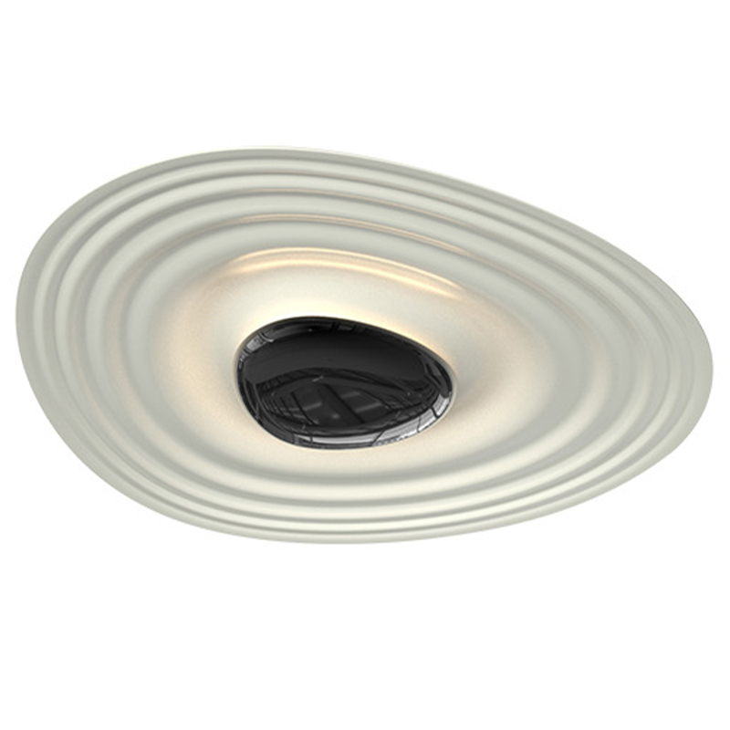 Потолочный светильник Aceline Light 1 плафон Белый Черный Потолочный светильник Aceline Light 1 плафон Белый Черный во Владивостоке | Loft Concept