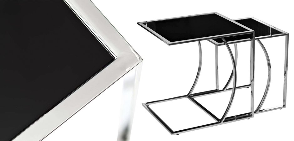 Приставной стол Metal Crescent Side Table Chromium Приставной стол Metal Crescent Side Table Chromium - Loft-Concept во Владивостоке