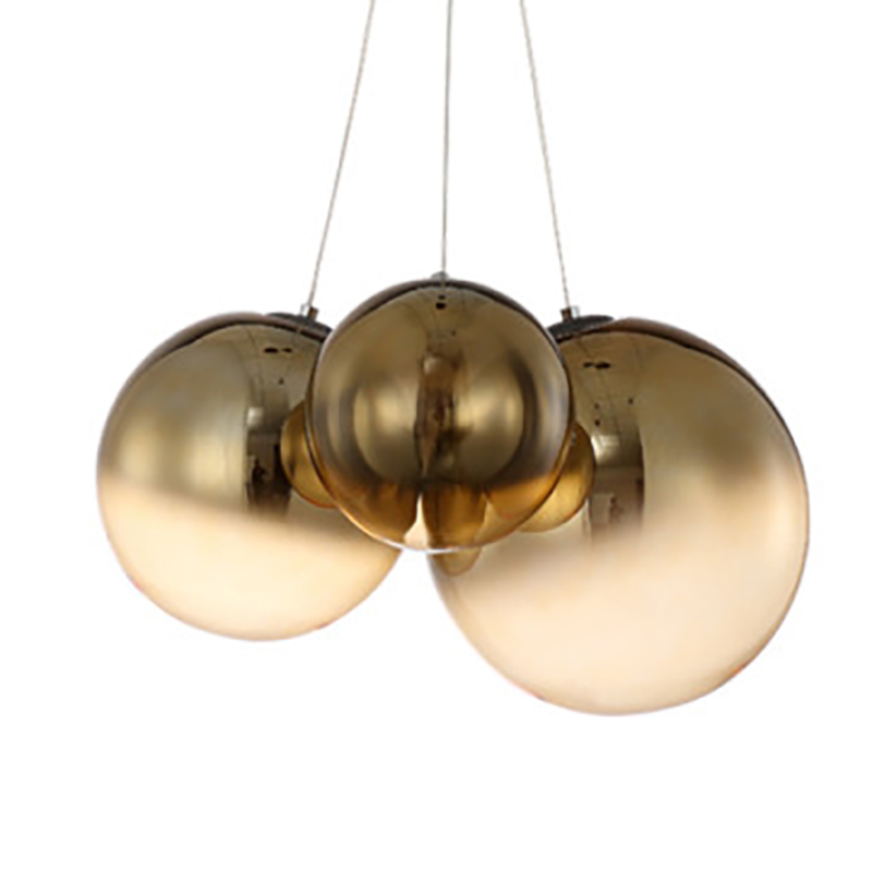 Светильник подвесной Golden balls lamp Золотой Светильник подвесной Golden balls lamp Золотой во Владивостоке | Loft Concept
