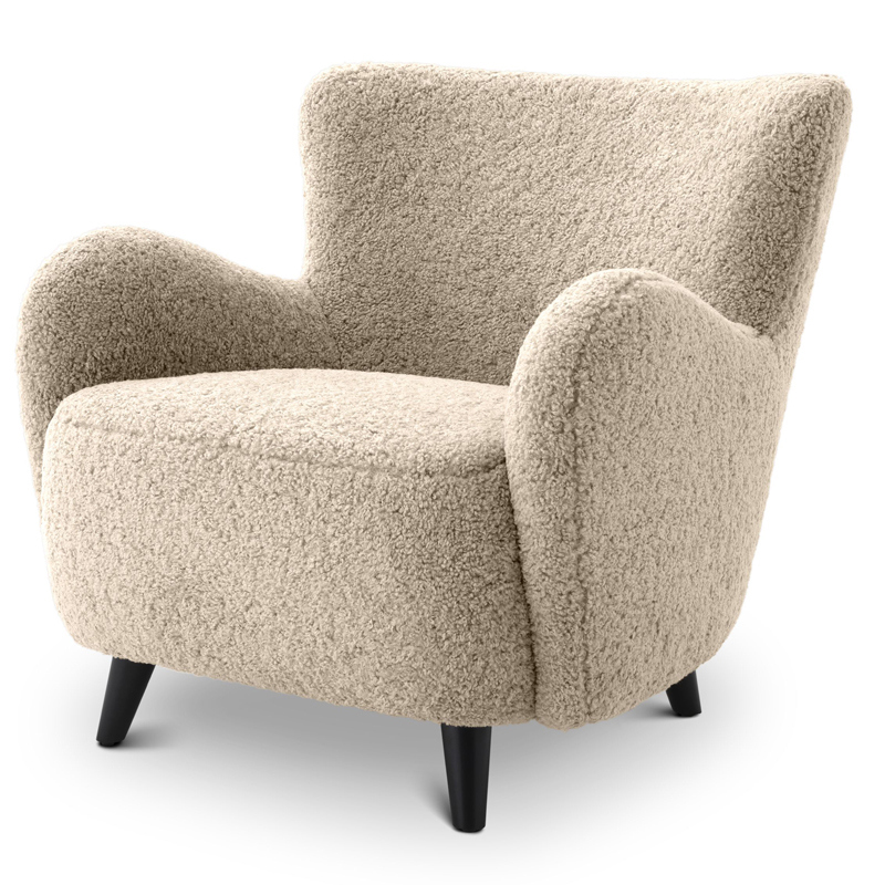 Кресло Eichholtz Chair Svante s Песочный Черный во Владивостоке | Loft Concept 