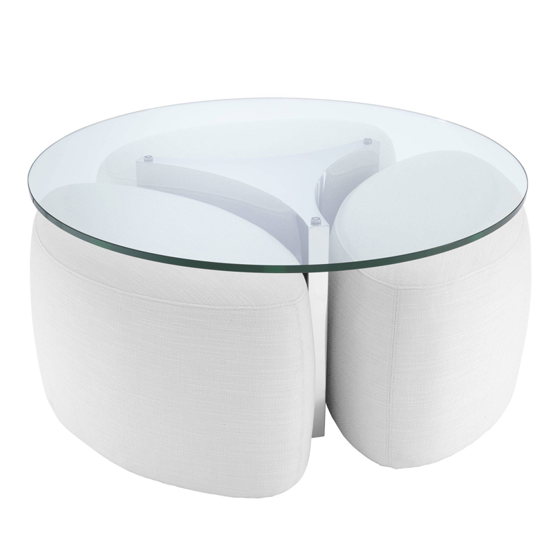 Кофейный стол Eichholtz Coffee Table Modus stainless steel Белый Прозрачный Нержавеющая сталь Кофейный стол Eichholtz Coffee Table Modus stainless steel Белый Прозрачный Нержавеющая сталь во Владивостоке | Loft Concept