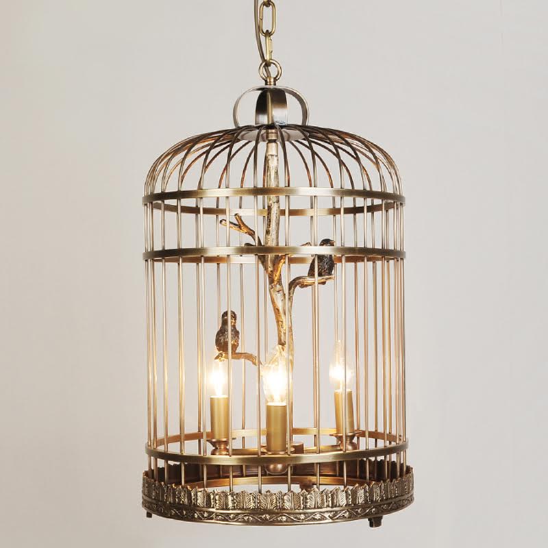 Люстра BirdCage tree Латунь Люстра BirdCage tree Латунь во Владивостоке | Loft Concept