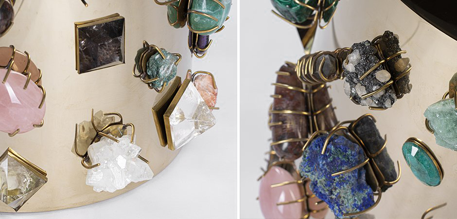 Табурет с полудрагоценными камнями Kelly Wearstler BEJEWELED STOOL Табурет с полудрагоценными камнями Kelly Wearstler BEJEWELED STOOL - Loft-Concept во Владивостоке