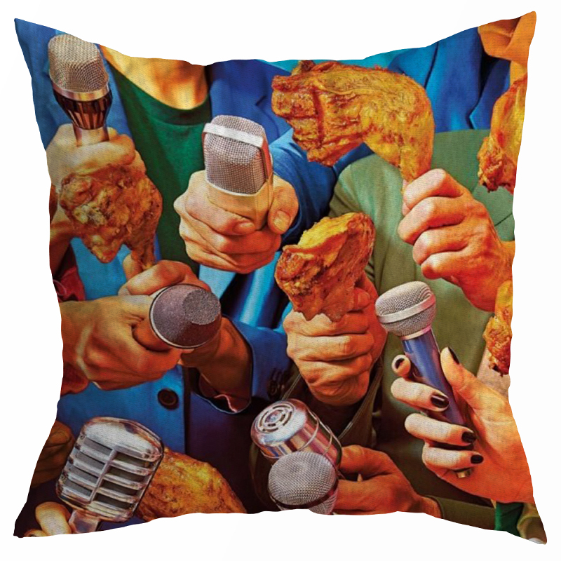 Декоративная подушка Seletti Cushion Reporters Мульти Декоративная подушка Seletti Cushion Reporters Мульти во Владивостоке | Loft Concept