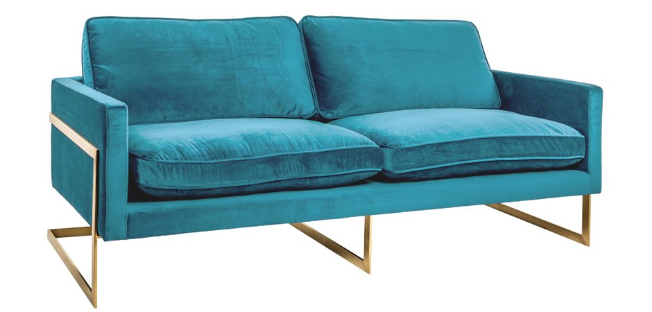 Диван бархатный Accent Velvet Sofa Диван бархатный Accent Velvet Sofa - Loft-Concept во Владивостоке