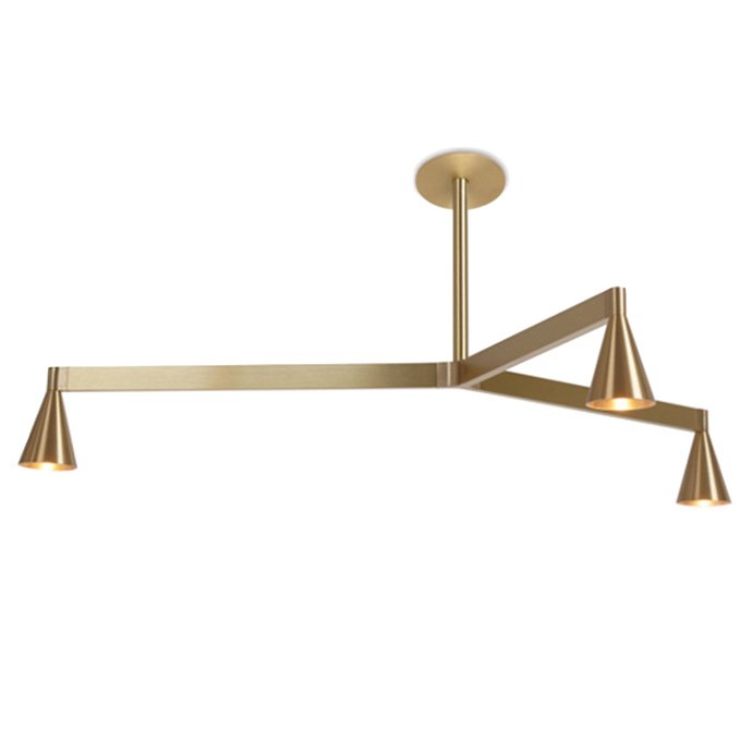 Люстра Austere Ceiling Light Латунь Люстра Austere Ceiling Light Латунь во Владивостоке | Loft Concept