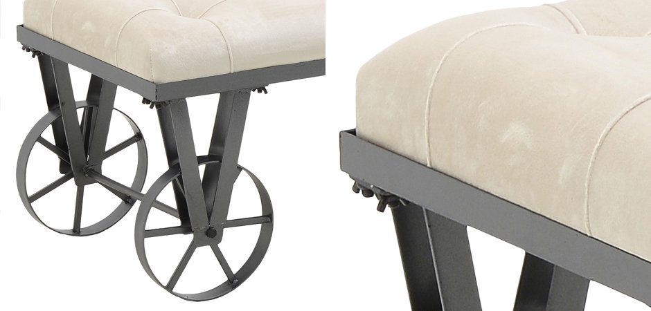 Банкетка Bench Seat Loft white Банкетка Bench Seat Loft white - Loft-Concept во Владивостоке