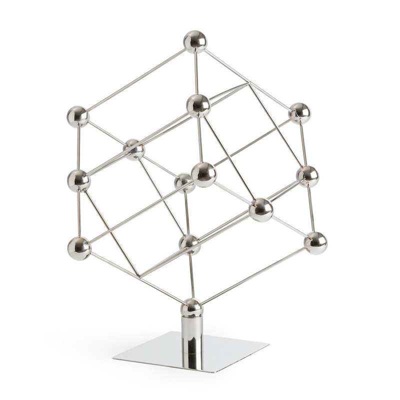 Аксессуар лофт Statuette Atoms Хром во Владивостоке | Loft Concept 
