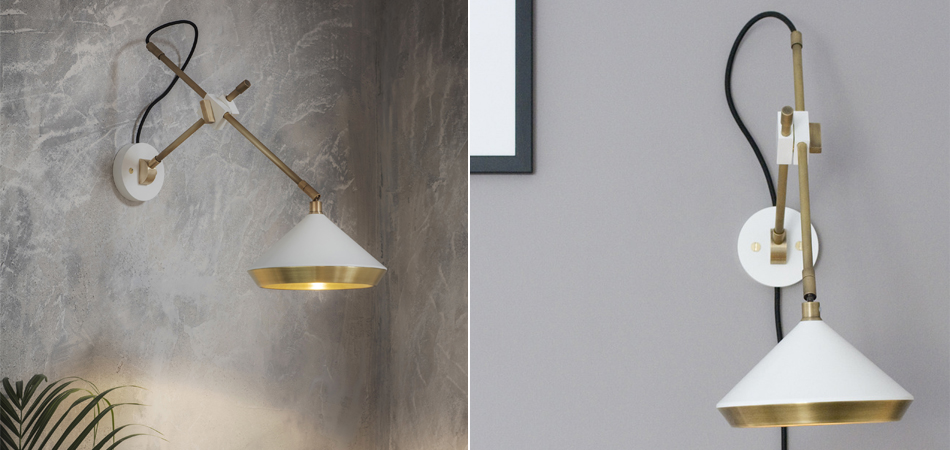 Бра Bert Frank SHEAR SHEAR WALL LIGHT Белый Бра Bert Frank SHEAR SHEAR WALL LIGHT Белый - Loft-Concept во Владивостоке