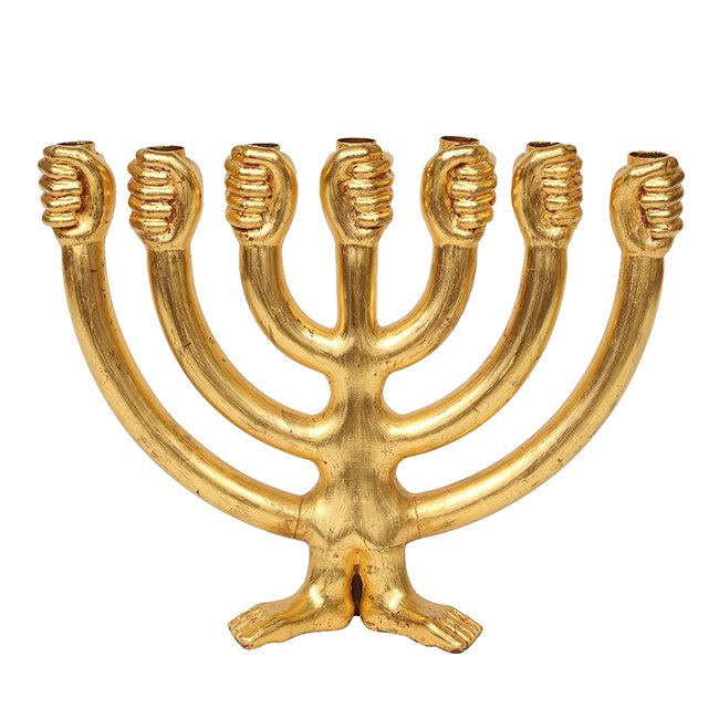 Подсвечник Menorah Глянцевое золото Подсвечник Menorah Глянцевое золото во Владивостоке | Loft Concept
