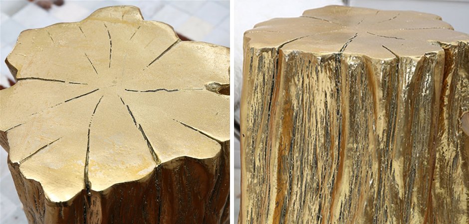 Стол приставной Stump Gold Стол приставной Stump Gold - Loft-Concept во Владивостоке