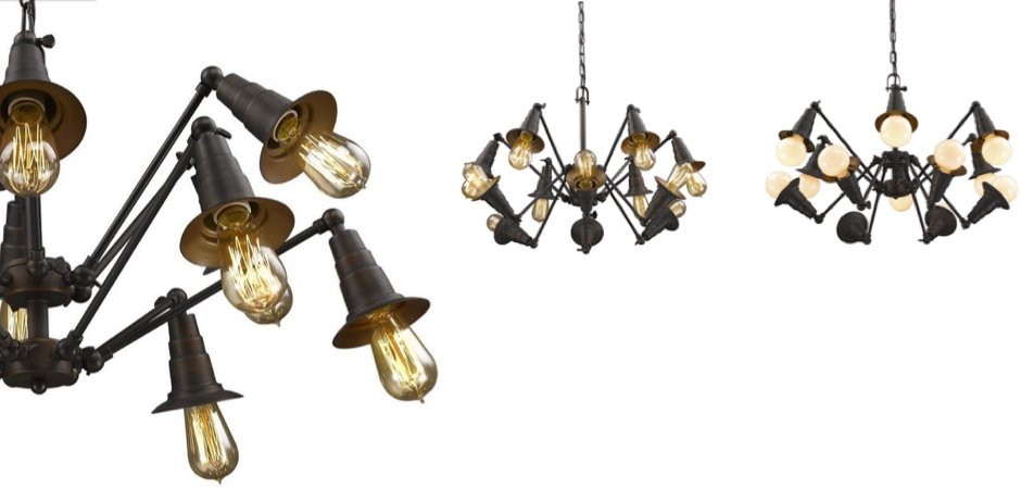 Люстра Loft Spider Chandelier 12 Люстра Loft Spider Chandelier 12 - Loft-Concept во Владивостоке