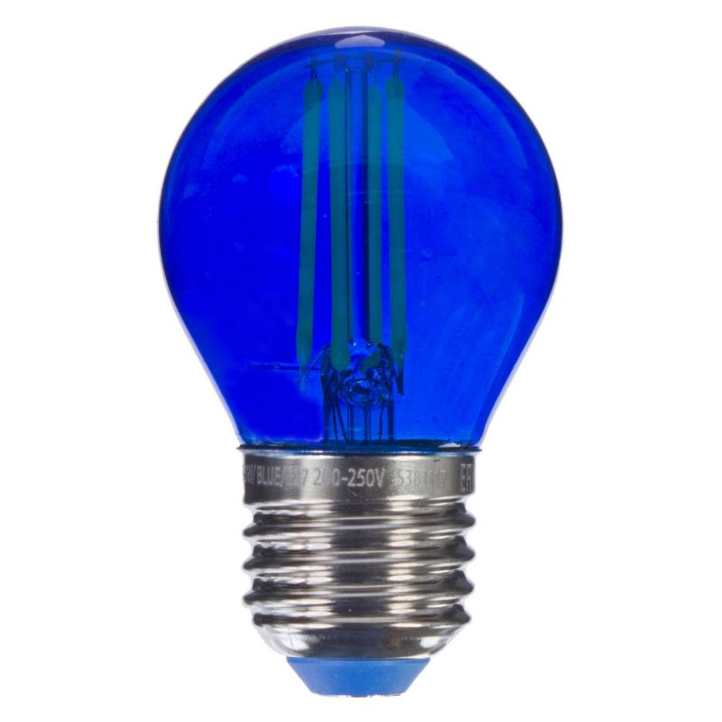 Синяя прозрачная лампочка LED E27 5W Синий Синяя прозрачная лампочка LED E27 5W Синий во Владивостоке | Loft Concept