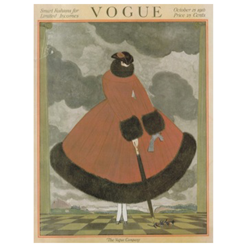 Постер Vogue Cover 1916 October Постер Vogue Cover 1916 October во Владивостоке | Loft Concept