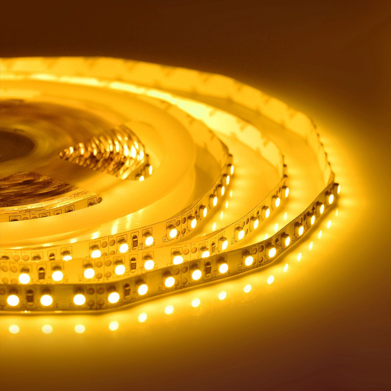 Светодиодная лента 4,8W/m 60LED/m 3528SMD желтый Белый во Владивостоке | Loft Concept 
