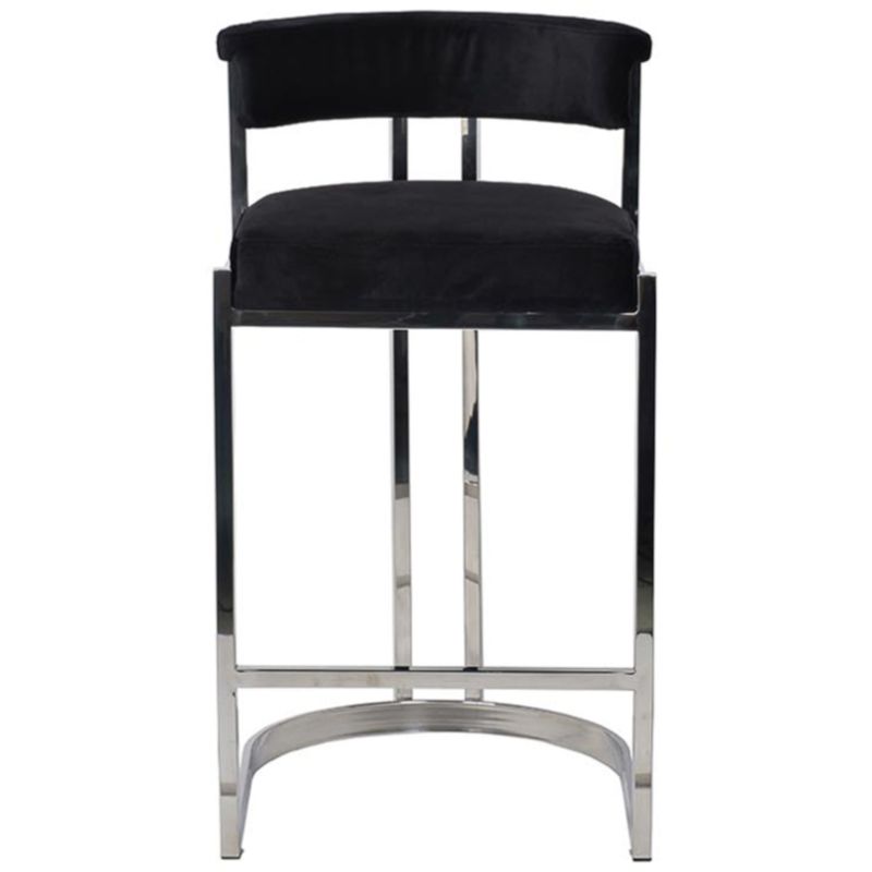 Стул барный Rona black Черный Стул барный Rona black Черный во Владивостоке | Loft Concept