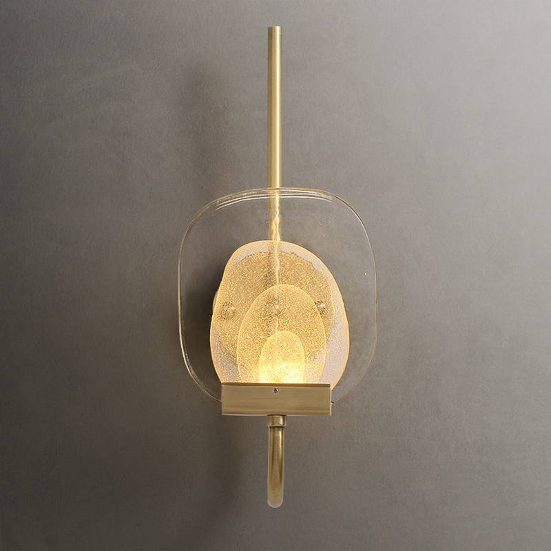 Бра Gold Radiance sconce Латунь Прозрачный во Владивостоке | Loft Concept 