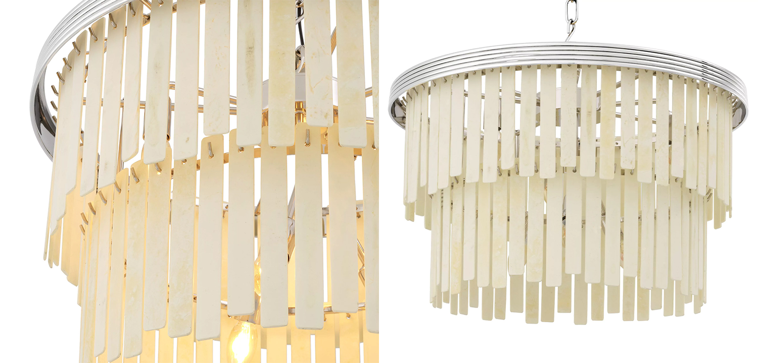 Люстра Eichholtz Chandelier Arizona S Nickel - фото