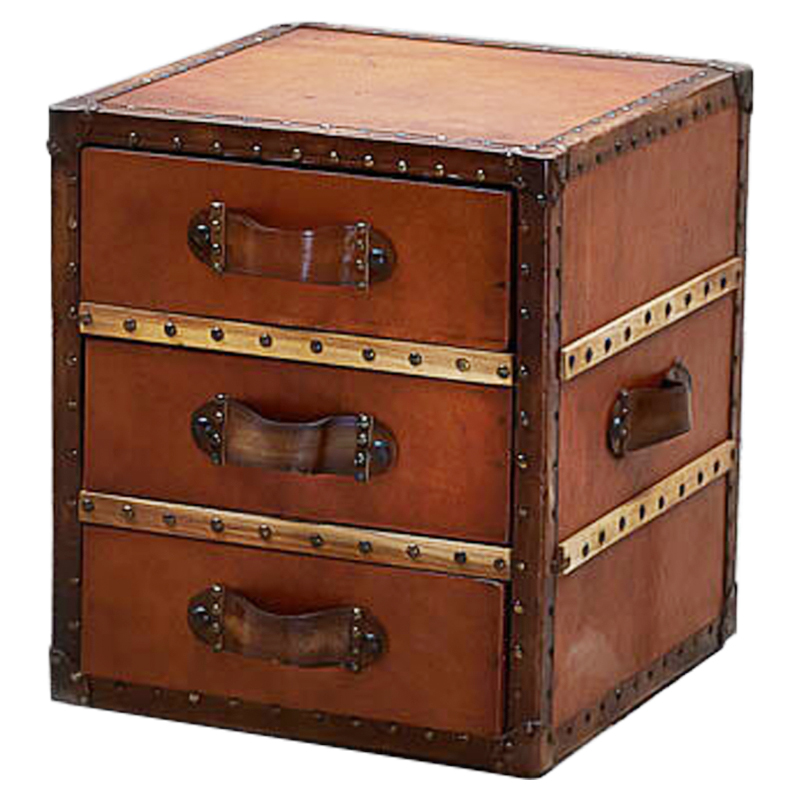 Тумба Vintage Chest Brown Loft Nightstand Коричневый Тумба Vintage Chest Brown Loft Nightstand Коричневый во Владивостоке | Loft Concept