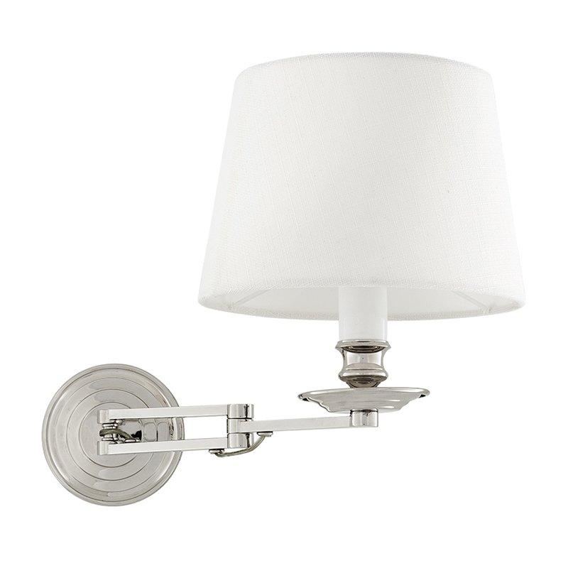 Бра Wall Lamp Eclips Nickel Никель Белый Бра Wall Lamp Eclips Nickel Никель Белый во Владивостоке | Loft Concept