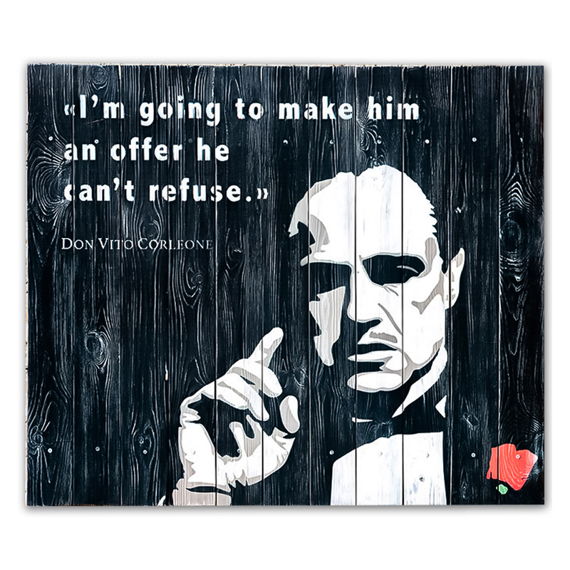 Постер Крёстный Отец Don Vito Corleone Постер Крёстный Отец Don Vito Corleone во Владивостоке | Loft Concept