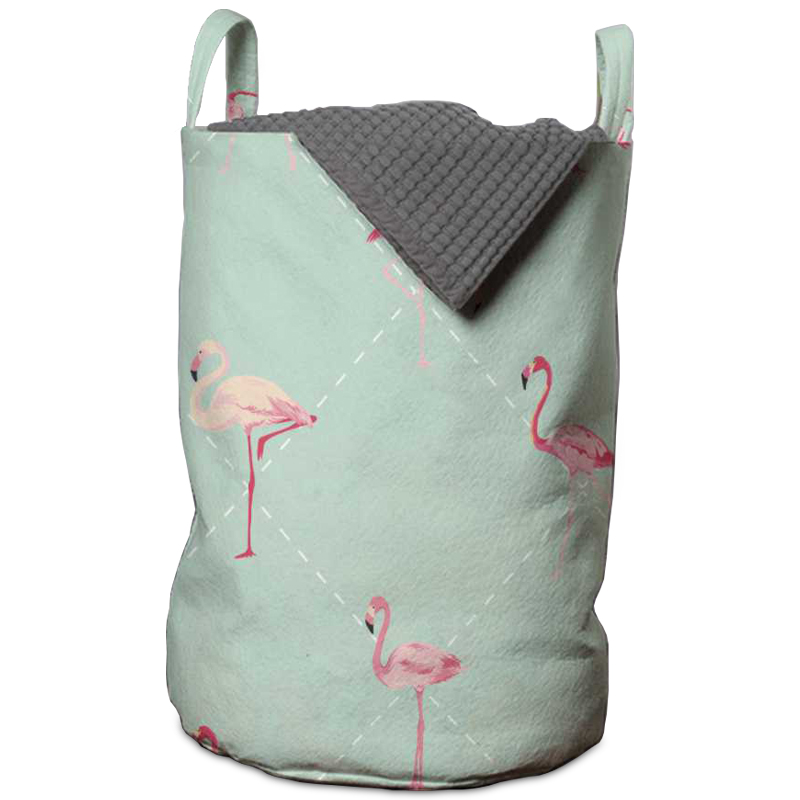 Корзина Flamingo Rhombus Basket Голубой пастельный Розовый пастельный Корзина Flamingo Rhombus Basket Голубой пастельный Розовый пастельный во Владивостоке | Loft Concept