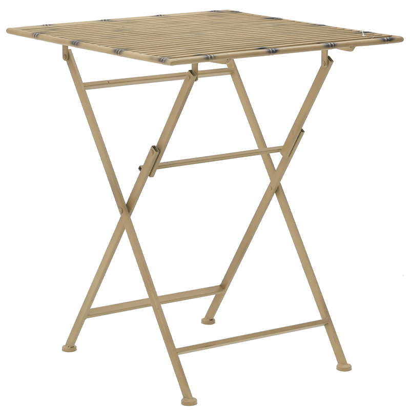 Приставной металлический складной стол Azra Metal Side Table Золотой Приставной металлический складной стол Azra Metal Side Table Золотой во Владивостоке | Loft Concept