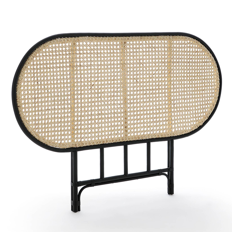 Изголовье для кровати Wicker Rattan Бежевый Черный Изголовье для кровати Wicker Rattan Бежевый Черный во Владивостоке | Loft Concept