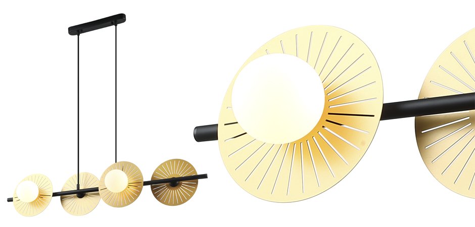 Люстра Balls & Discs Horizontal 4 Люстра Balls & Discs Horizontal 4 - Loft-Concept во Владивостоке